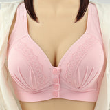 Front Closure Wireless Push-Up Bra