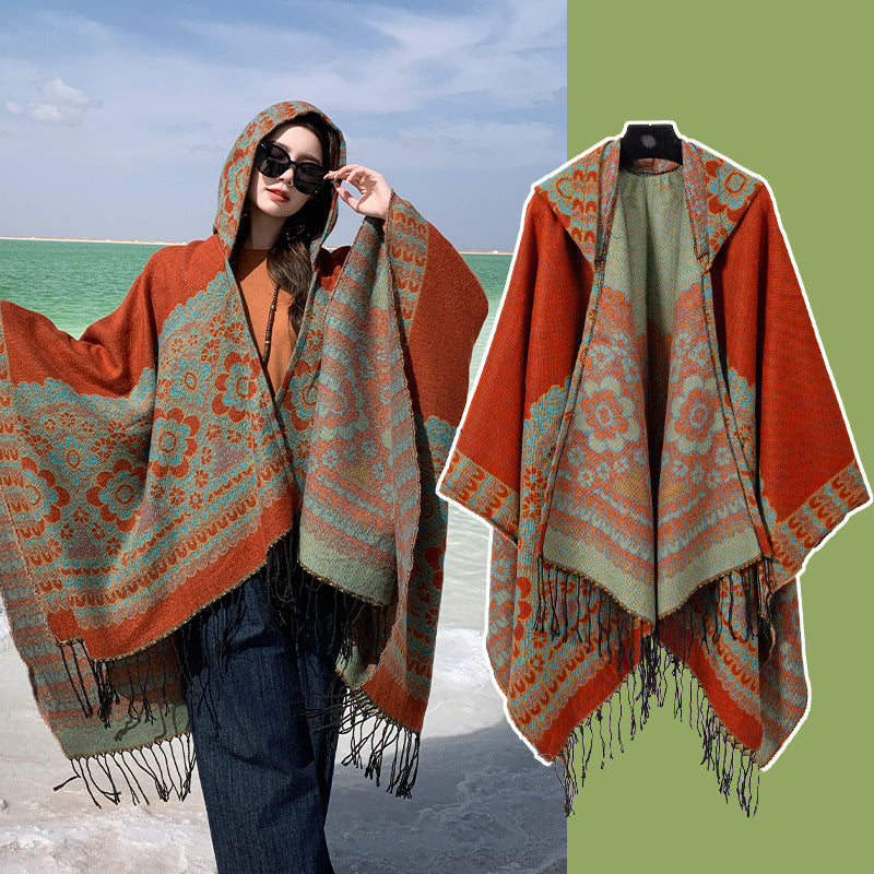 Ethnic Style Cashmere Scarf