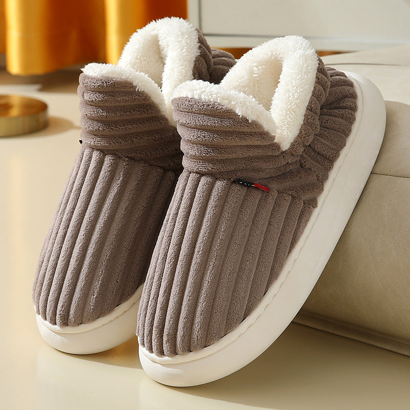 Women Cotton Plush Slippers