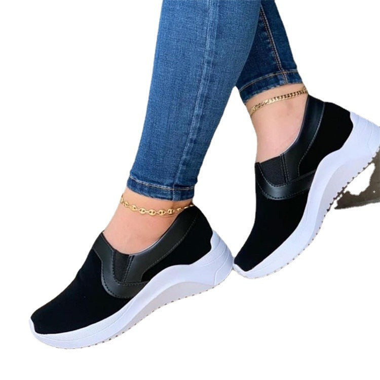 Breathable Flat Sneakers for Women