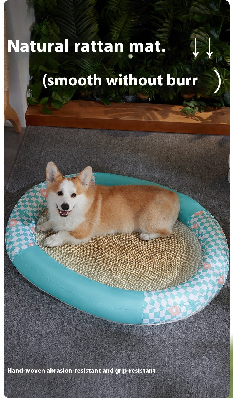 Oval Runway Cooling Pet Pad