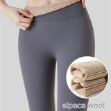 Fleece-Lined High Waist Hip Lift Leggings for Women