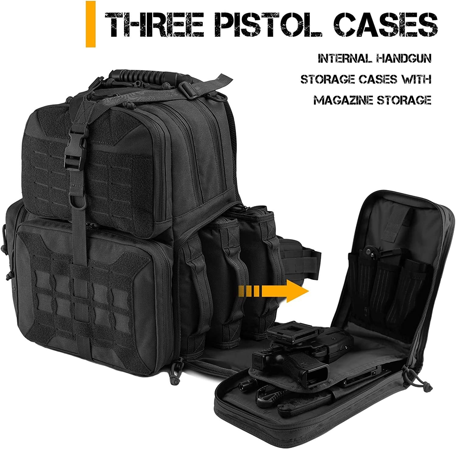 Tactical Range Backpack for Handgun