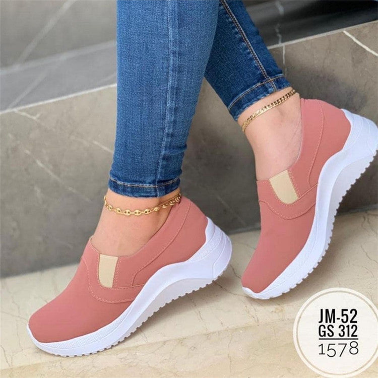 Breathable Flat Sneakers for Women