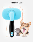 Pet Grooming Brush (Shedding Tool for Dogs & Cats)