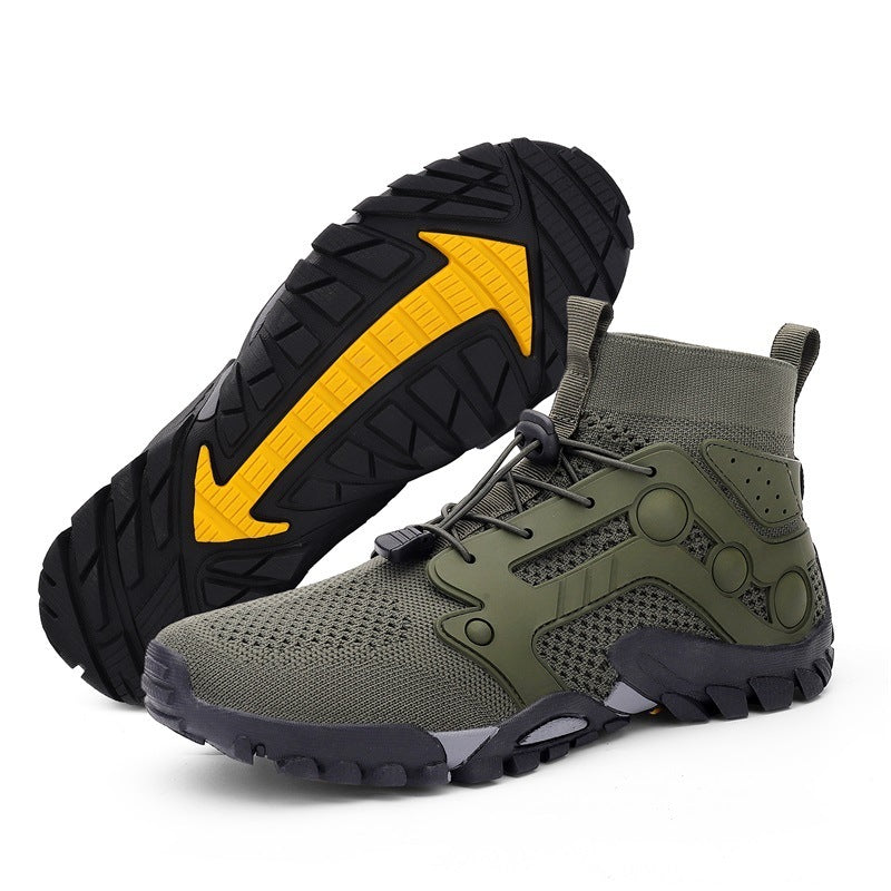 Men's Lightweight High-Top Outdoor Hiking Shoes