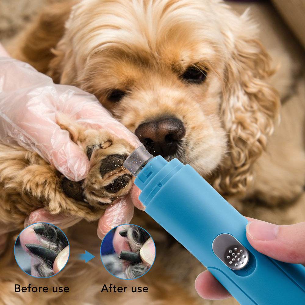 Electric Pet Nail Grinder and Claw Trimmer