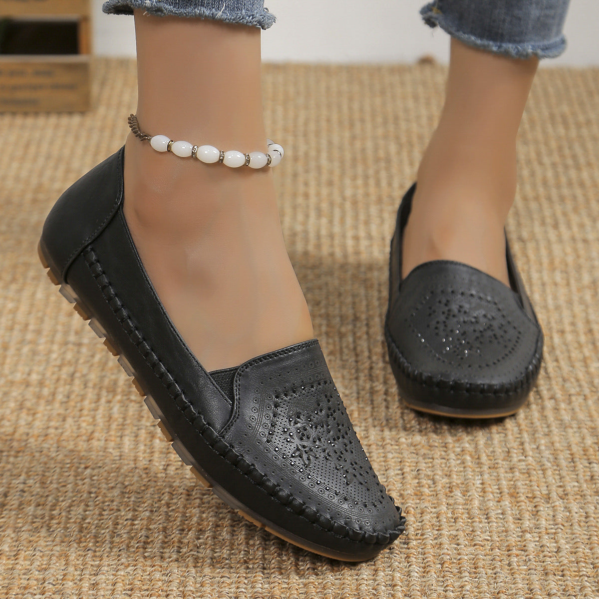 Handmade Gommino Casual Women's Shoes