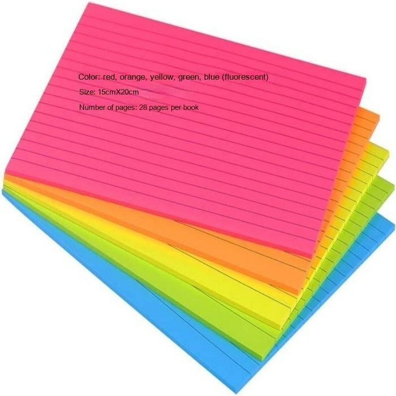 Fluorescent Sticky Memo Notes