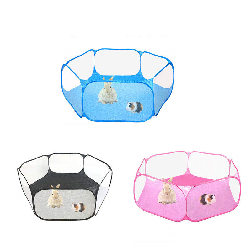 Portable Small Animal Playpen Folding Outdoor Indoor Exercise Pet Cage Tent