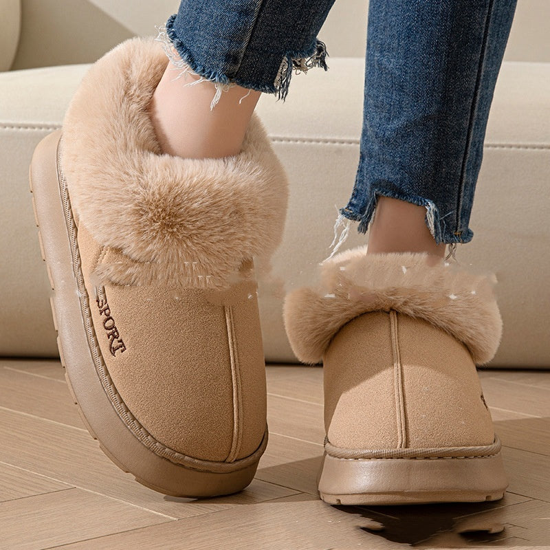 Cozy Plush Non-Slip Slippers for Women