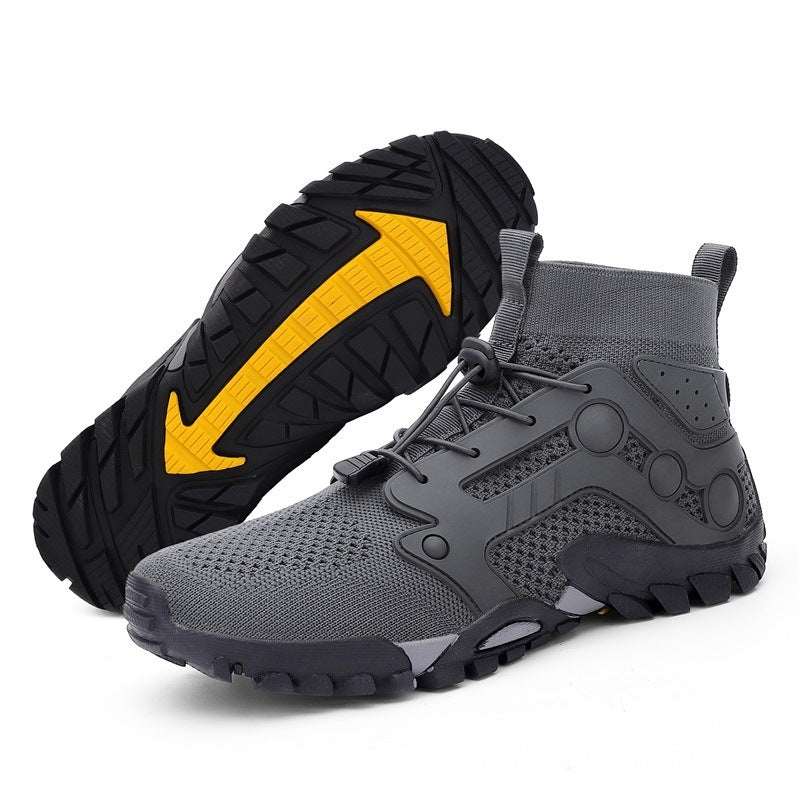 Men's Lightweight High-Top Outdoor Hiking Shoes