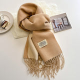 Double-Sided Cashmere Scarf for Women/men